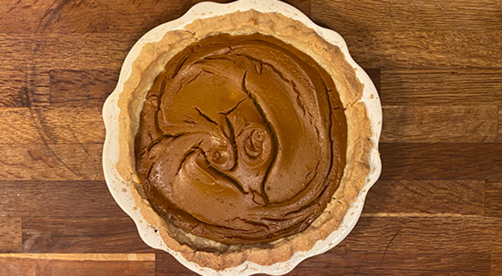 Not too Sweet Pumpkin Pie 